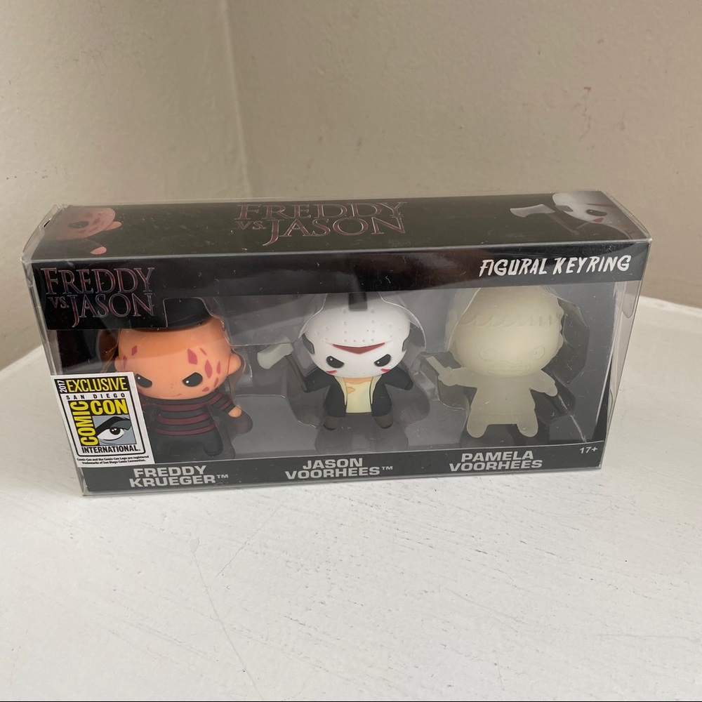 Freddy Vs Jason Figural Keyring 3pk
